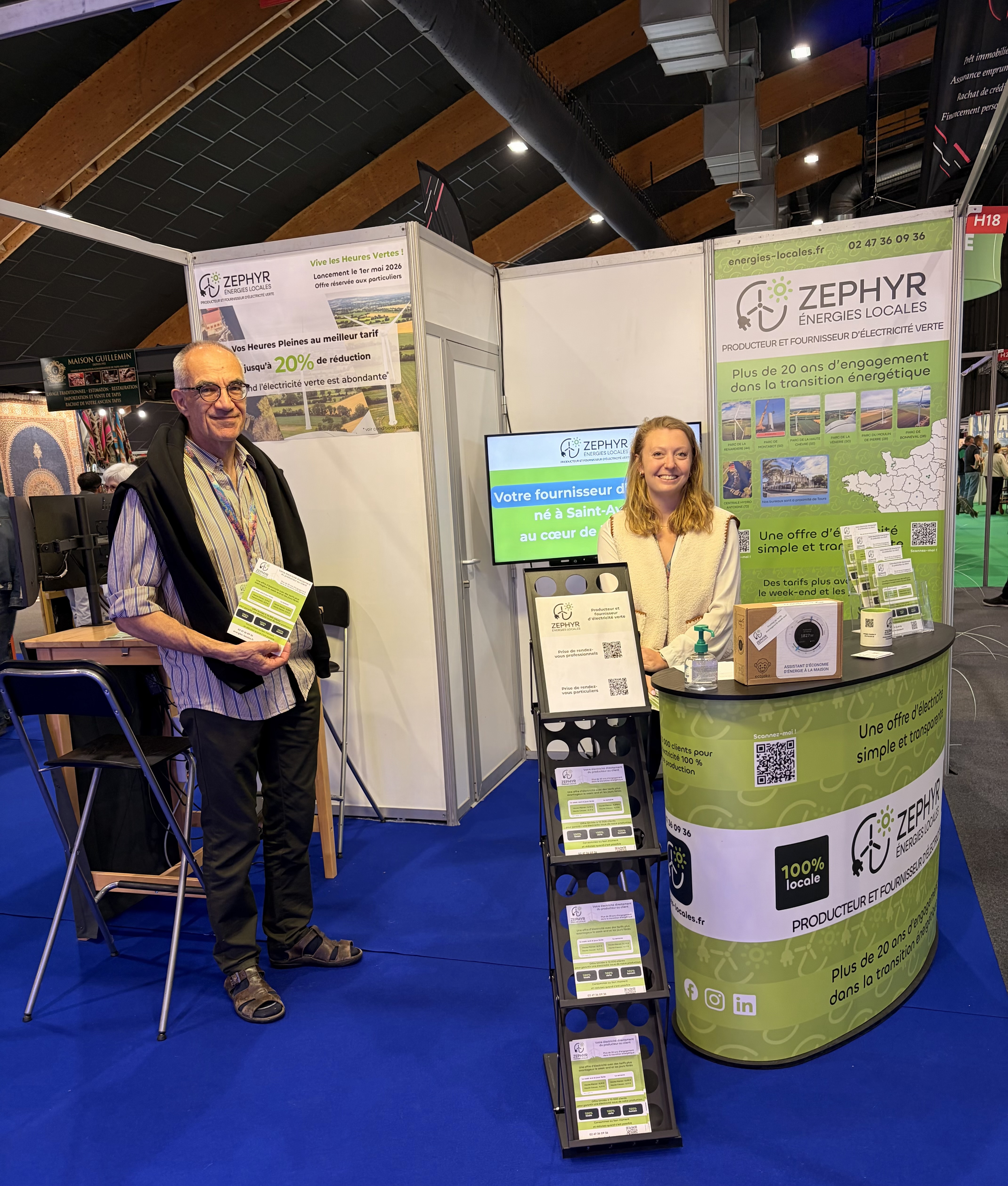 Cyrille et Mélanie - Stand H18 Foire de Tours